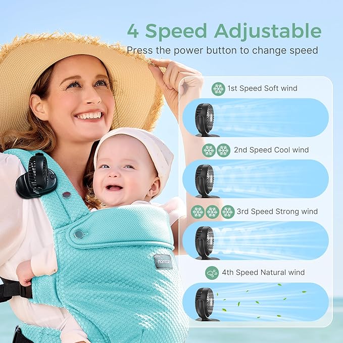 Momcozy Portable Stroller Fan - Image 2