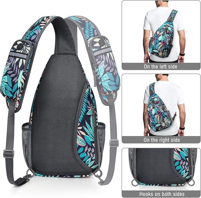 G4Free Sling Bag RFID Blocking Sling Backpack Crossbody Chest Bag Daypack - Image 5