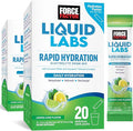 Force Factor Liquid Labs Electrolytes Powder Packets—Lemon Lime—Hydration by ForceFactor