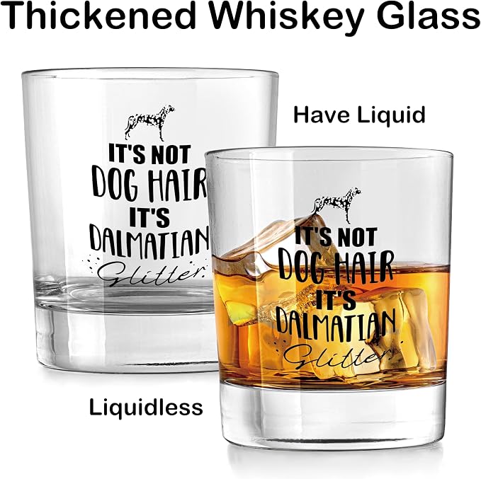 Nogrit Dalmatian Gifts, Whiskey Glasses 10 oz, Dog Lovers Gifts, Funny It's Not - Image 5