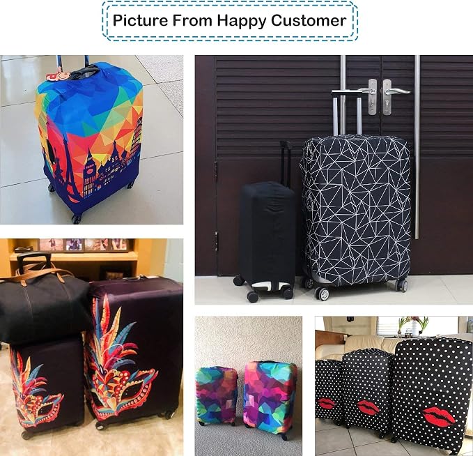 Explore Land Travel Luggage Cover Suitcase Protector Fits 23-26 Inch Case - Image 7