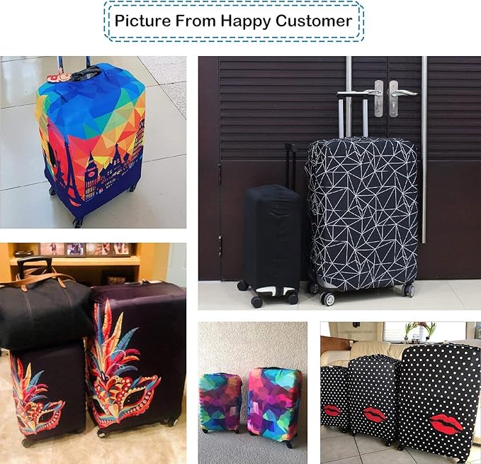 Explore Land Travel Luggage Cover Suitcase Protector Fits 18-22 Inch Case - Image 7
