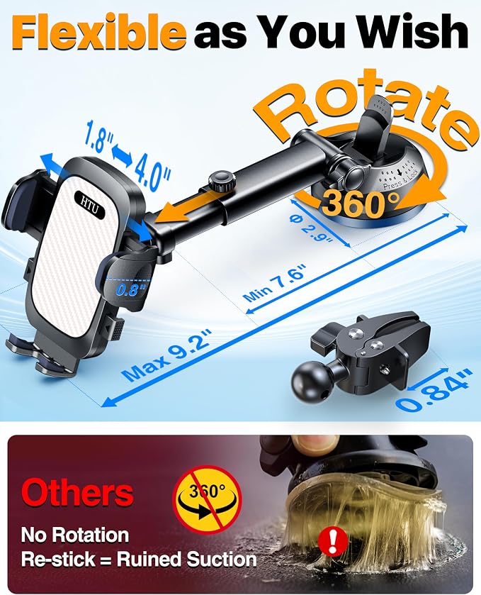 HTU 2026 Ultimate Best【True Military-Grade & Safety Cert】Car Phone - Image 5