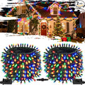 2-Pack Connectable Christmas Lights Outdoor, Total 164FT 400LED Christmas by OZS