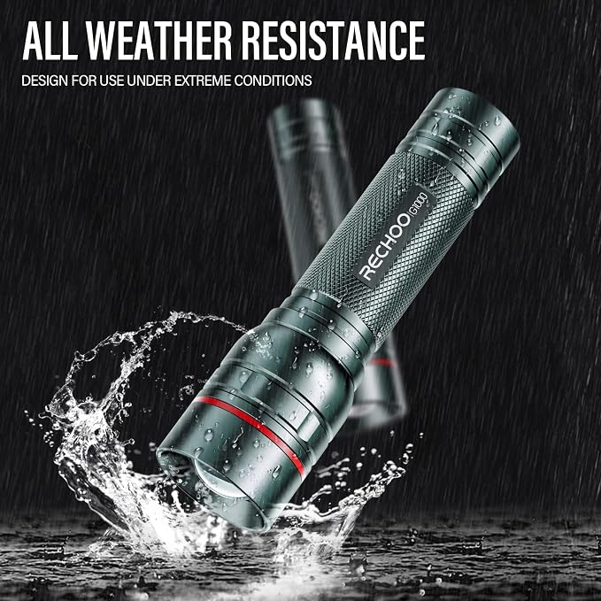 Rechargeable Flashlights High Lumens, G1000 Super Bright Flash Light 2 Pack - Image 5
