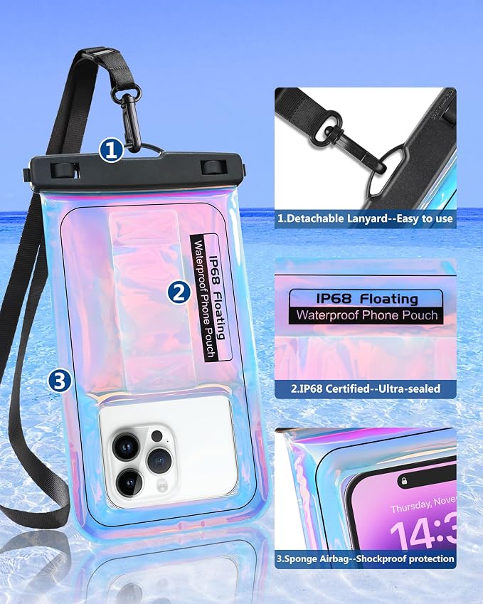 Waterproof Phone Pouch Floating, IPX68 Waterproof Phone Case - Image 7