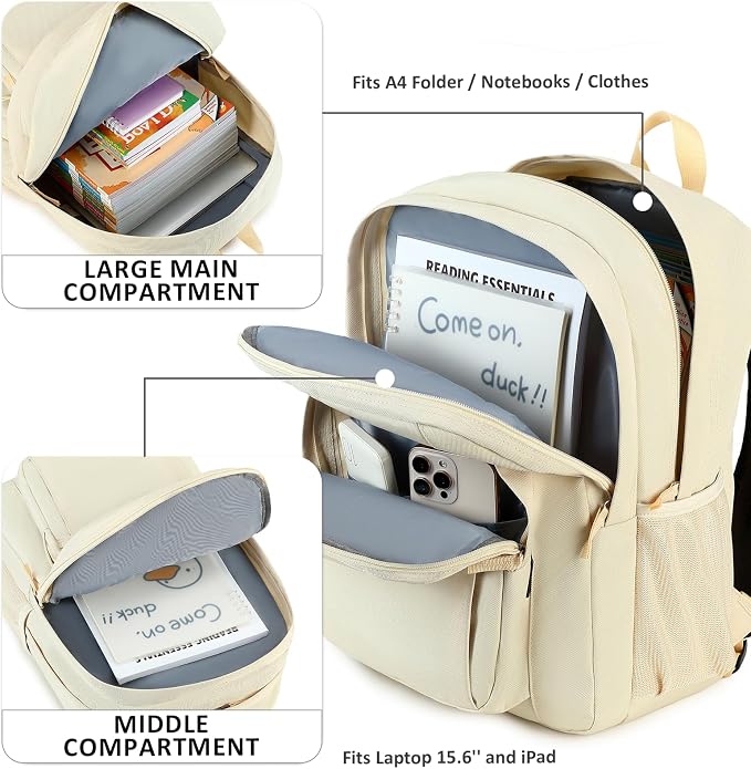 abshoo Classical Basic Travel Backpack - Image 2