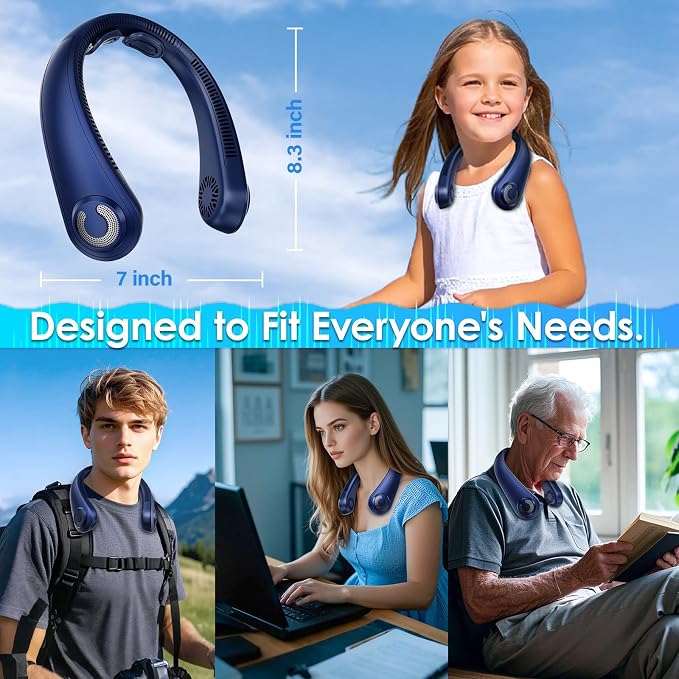 Portable Lightweight Neck Fan - Image 8