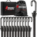 Rocket Straps - Ultimate Outdoor Bungee Cord Assortment - Heavy Duty Set of 12 by RocketStraps