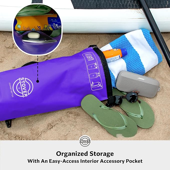 STOVER 5/10/25/30/40/55L Waterproof Dry Bag- Roll-Top Backpack w/Phone Case- - Image 4