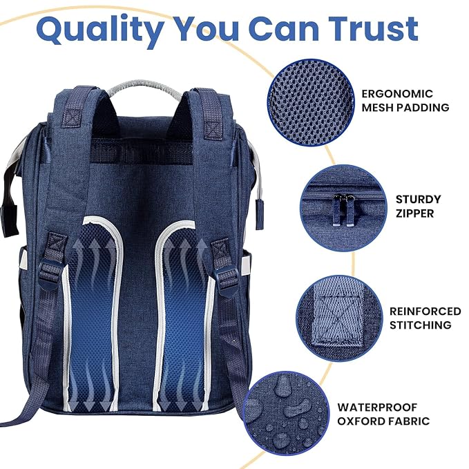 PILLANI Baby Diaper Bag Backpack - Image 6