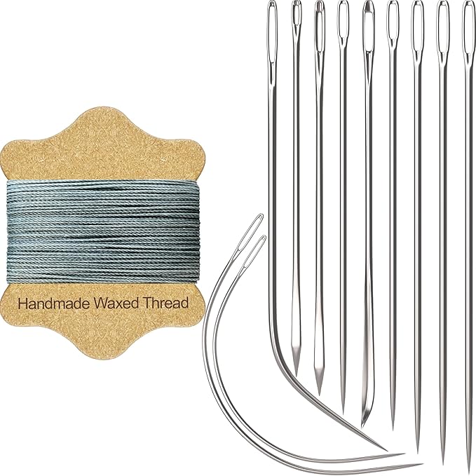 VONEEDL Upholstery Repair Kit: Waxed Sewing Thread & Heavy Duty Needles by VONEEDL