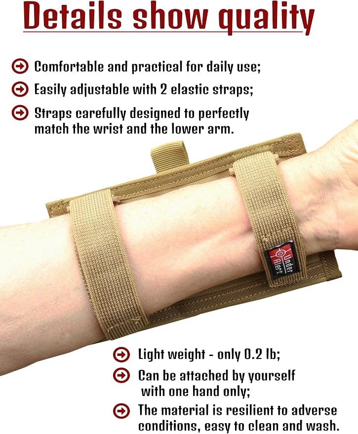 Underalert Tactical Wristband Dope Card Holder Sniper Data Book Quarterback - Image 2