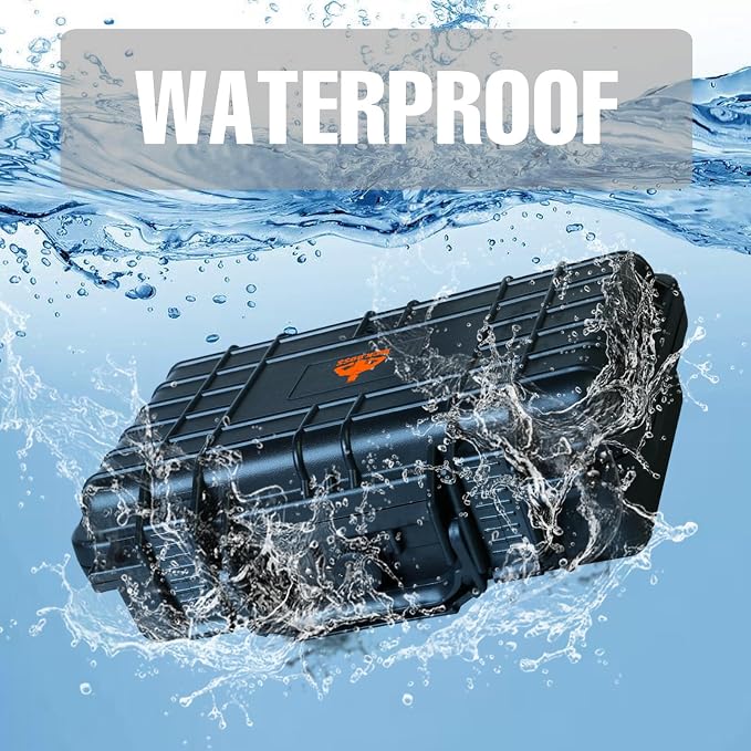 Jack Boss 11.3x 7x 2.3 Inch Hard Case, Portable Weather Waterproof Protective - Image 3