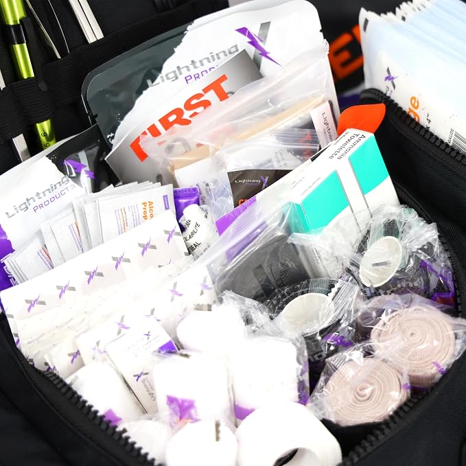 Lightning X Value Compact Medic First Responder EMS/EMT Stocked Trauma Bag - Image 4
