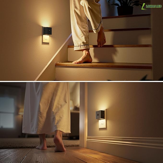 L LOHAS LED Motion Sensor Night Light, Plug in Night Light - Image 5