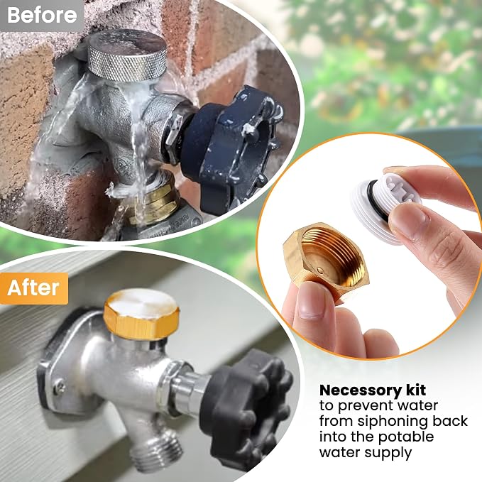 1 Pack Anti Siphon Valve Repair Kit, Vacuum Breaker Fix Set Compatible - Image 3