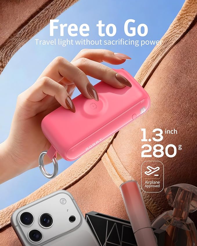 RORRY Flow Portable Charger, 10000mAh 40W Fast Charging Power Bank - Image 3