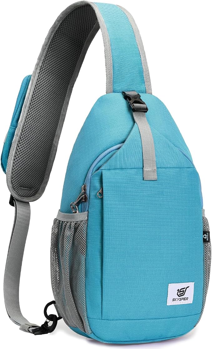 SKYSPER Sling Bag RFID Cross Body Bag Recycled Crossbody Backpack Travel Daypack by SKYSPER