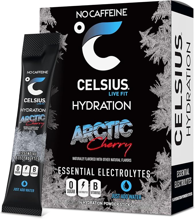 CELSIUS HYDRATION™ Arctic Cherry, Sugar Free Electrolyte Hydration Drink Mix by CELSIUS