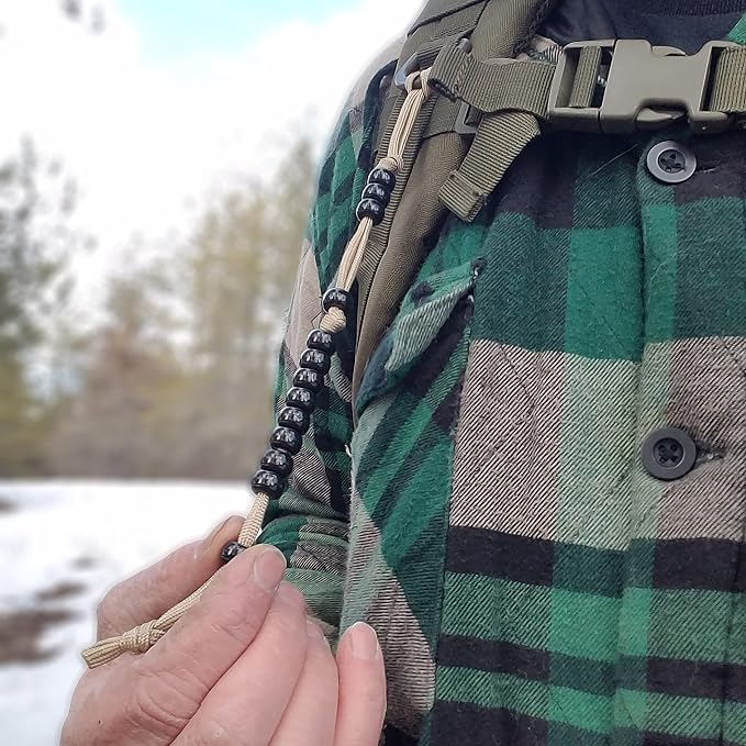 Pace Count Beads/Army Ranger Beads/Distance Counter - Image 2