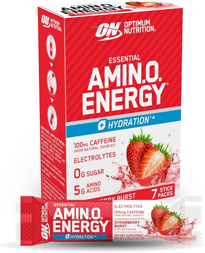 Optimum Nutrition Essential Amino Energy Plus Electrolytes Stick Packs by OPTIMUMNUTRITION