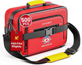 500 PCS First Aid Kit for Travel Camping Car Home Businesses, Well-Organized by KAUGIC
