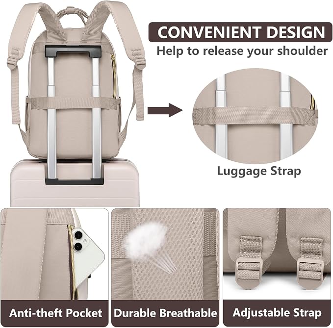 Laptop Backpack for Women Work Bag - Image 5
