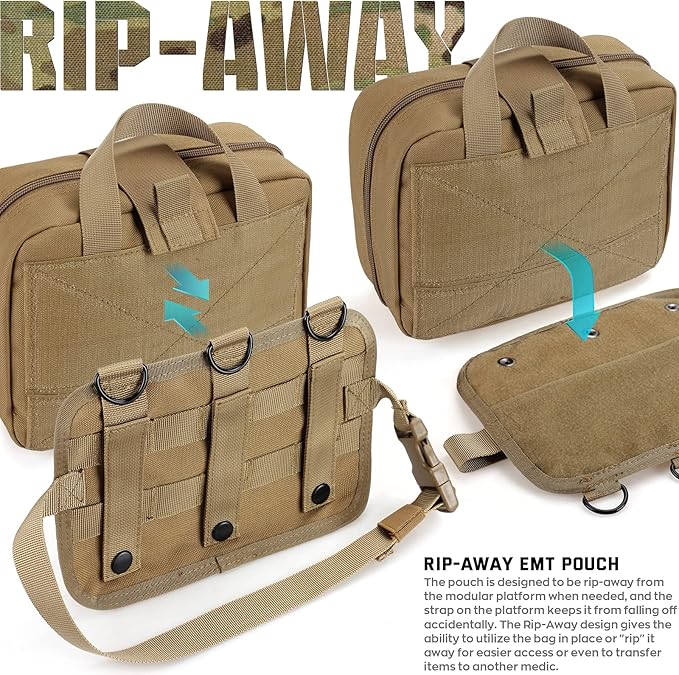 LIVANS Tactical Molle Medical Pouch - Image 4