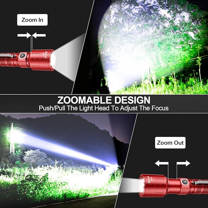 Banral Flashlights High Lumens Rechargeable, Super Bright Long Range Small - Image 5