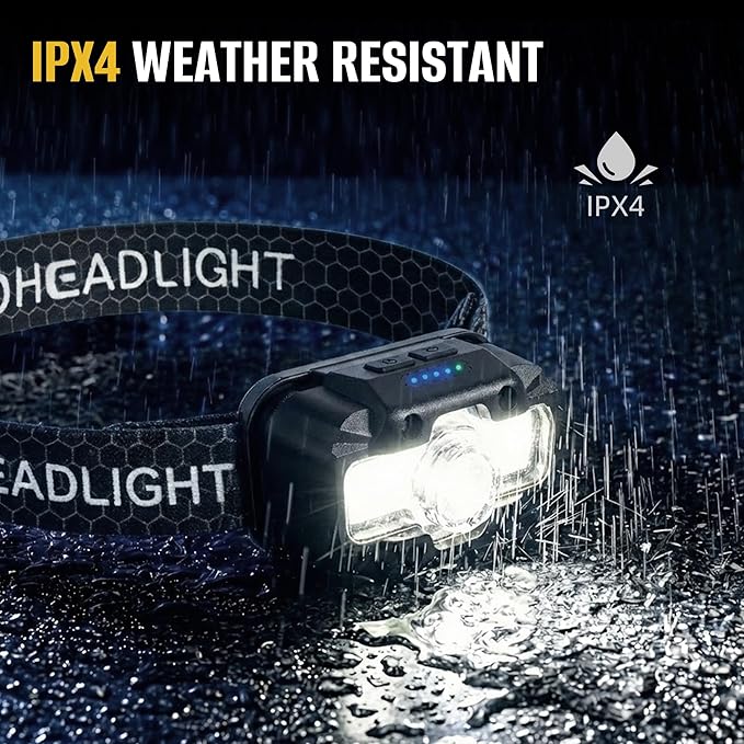 HOKOILN 4-Pack LED Headlamp Rechargeable - Image 6
