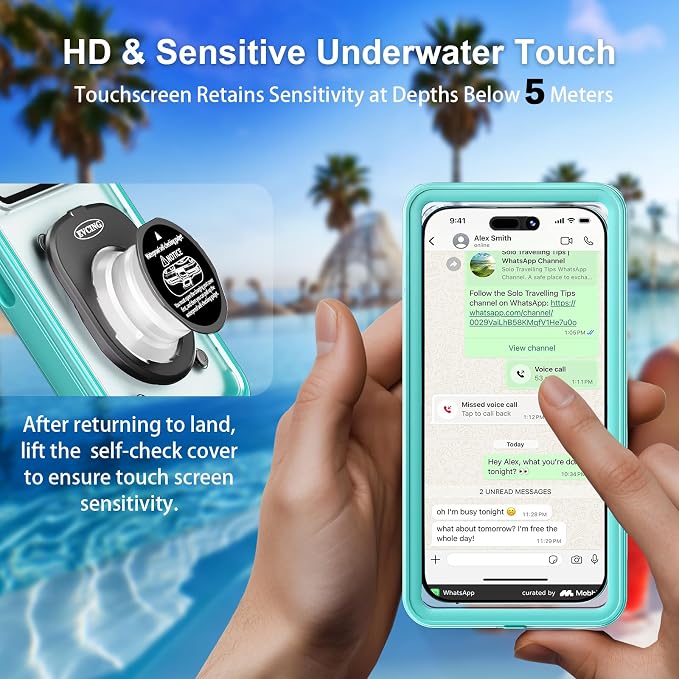 Waterproof Phone Case Up to 6.9 inch | IPX8 Underwater Phone Cases - Image 4