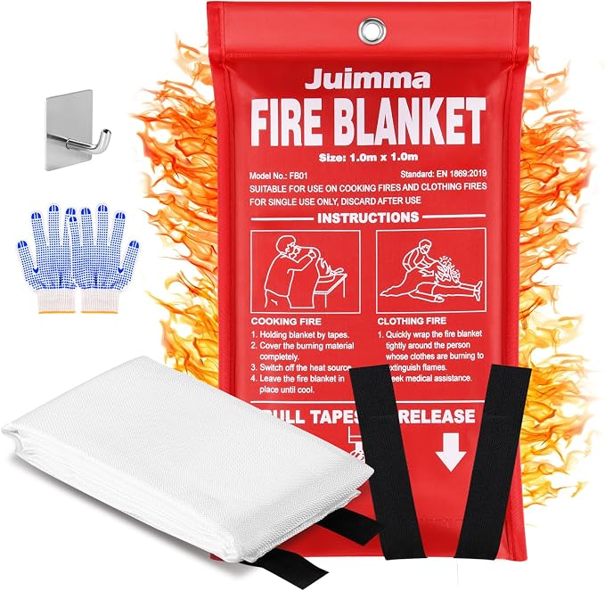 Juimma Fire Blanket for Home and Kitchen by Juimma