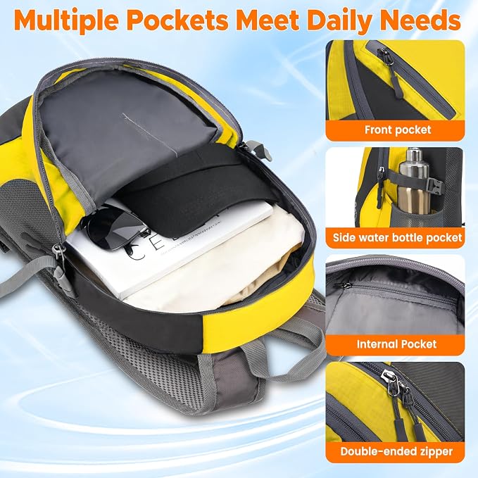 sunhiker Small Hiking Backpack Women Men 20L Lightweight Travel Backpack - Image 2