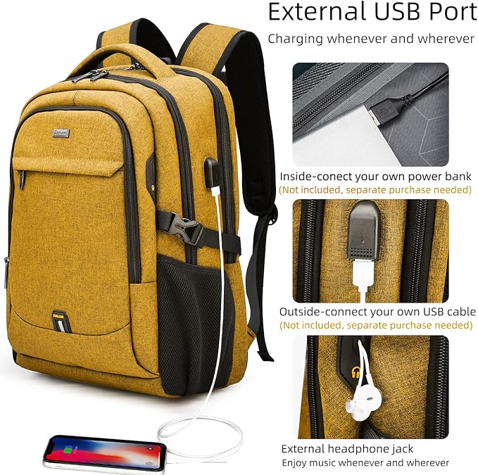 DUSLANG 17 Inch Laptop Backpack - Image 2