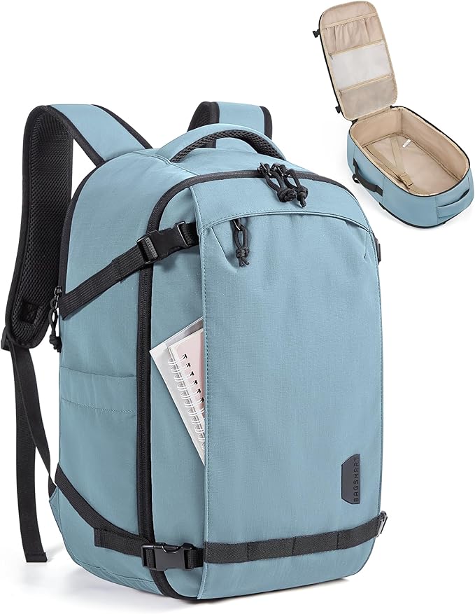 BAGSMART Travel Backpack Women, 15.6 Inch Carry On Backpack Flight Approved by BAGSMART