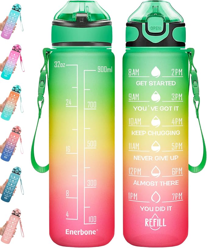 Enerbone 32 oz Drinking Water Bottle by Enerbone