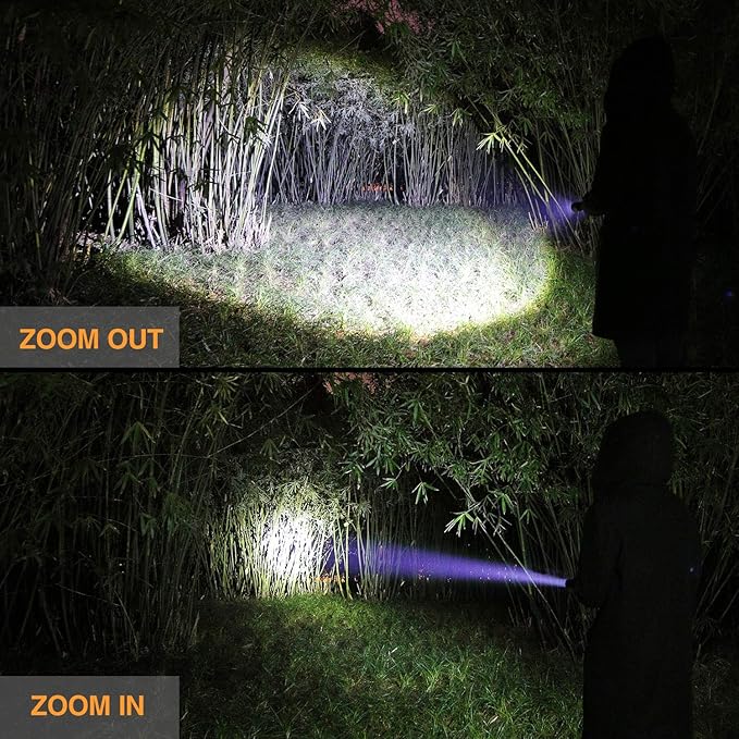 EverBrite Ultra Bright Tactical Flashlight, 900 Lumen Zoomable Adjustable Focus - Image 3