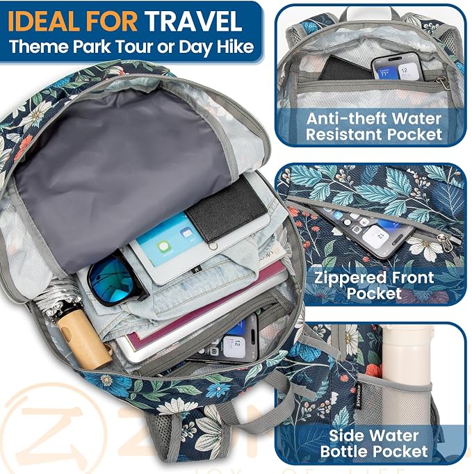 ZOMAKE Ultra Lightweight Packable Backpack 25L - Image 3