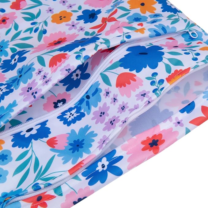 ALVABABY 2pcs Cloth Diaper Wet Dry Bags Waterproof Reusable - Image 3