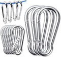 15Pack 5.5 Inch Spring Snap Hooks, Heavy Duty Carabiner Clips by REDOVANT