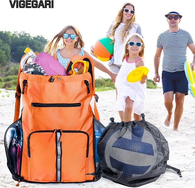 Large Beach Backpack Waterproof Sandproof - Image 7