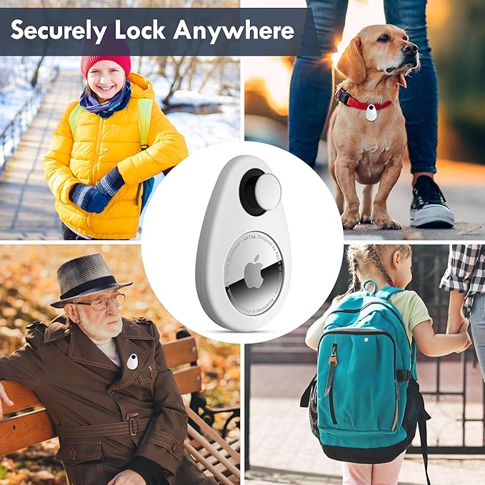 for Airtag Holder for Kids Hidden 2 Pack GPS Tracker Case, Anti-Removal - Image 4