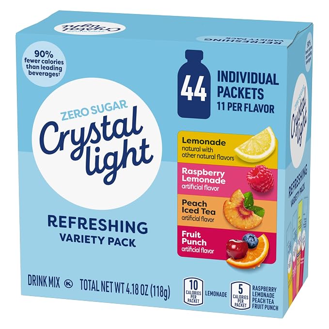 Crystal Light Refreshing Drink Mix Variety Pack, 44 Packets, - Image 7