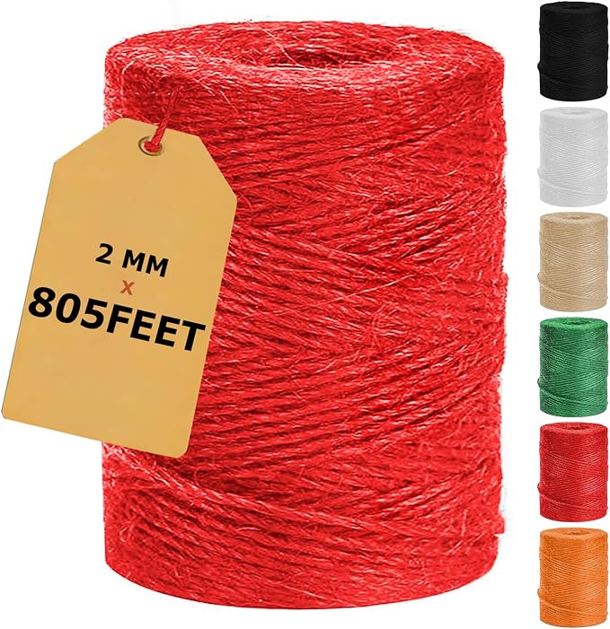 Vanhench 805ft Twine String, Arts & Crafts Gift Wrapping, Wedding Décor by Vanhench