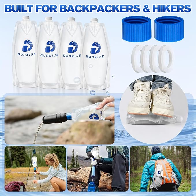 1L Collapsible Water Filter Bags and Water Filter Coupling Kit Compatible - Image 7