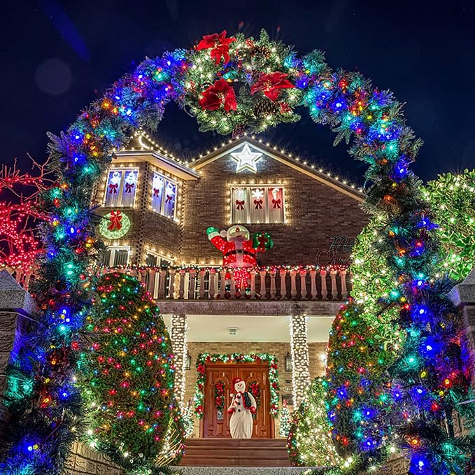 JMEXSUSS 300 LED Christmas Lights Outdoor Waterproof, 8 Modes Twinkle Fairy - Image 8