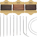 Upholstery Repair Kit: Waxed Sewing Thread & Heavy Duty Needles by VONEEDL