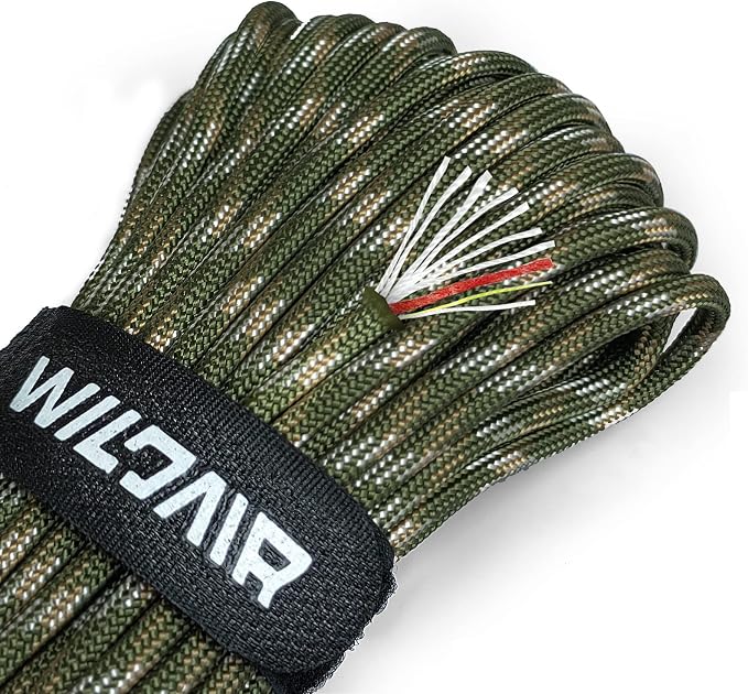 WILDAIR Paracord Survival Paracord Parachute Fire Cord Survival Ropes 4-in-1 by WILDAIR