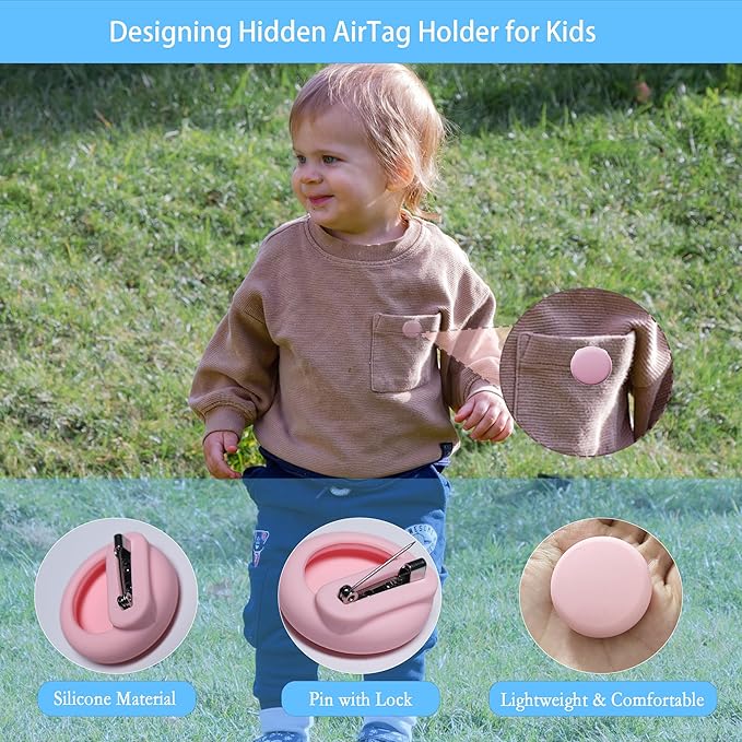 for Air Tag Holder for Kids, Hidden GPS Tracker Case - Image 2